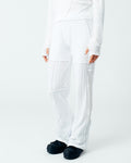 Rib Pants White