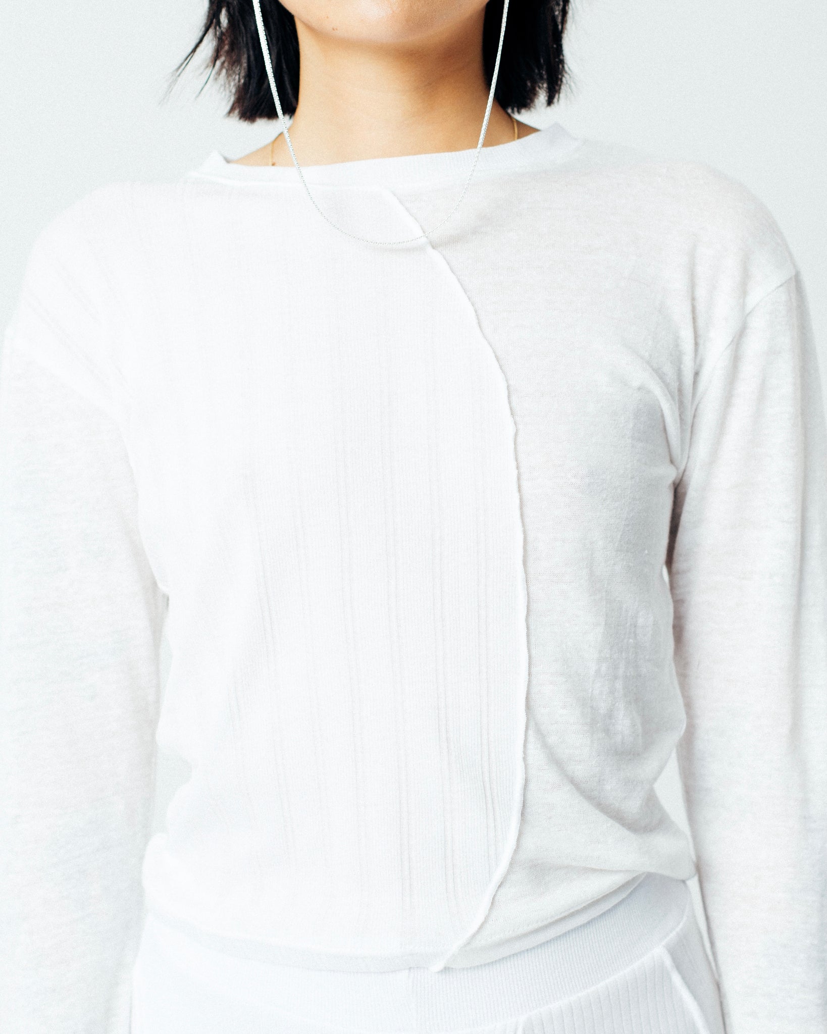 Rib Longsleeve White